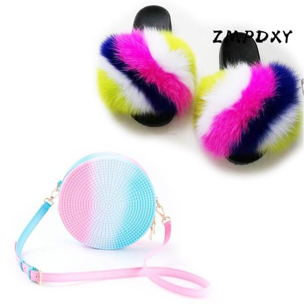 slippers ladies real fur slides rainbow colorful jelly shoulder bag shoes women's fluffy furry sandals crossbody purse, Black
slippers ladies real fur slides rainbow colorful jelly shoulder bag shoes women's fluffy furry sandals crossbody purse, Black