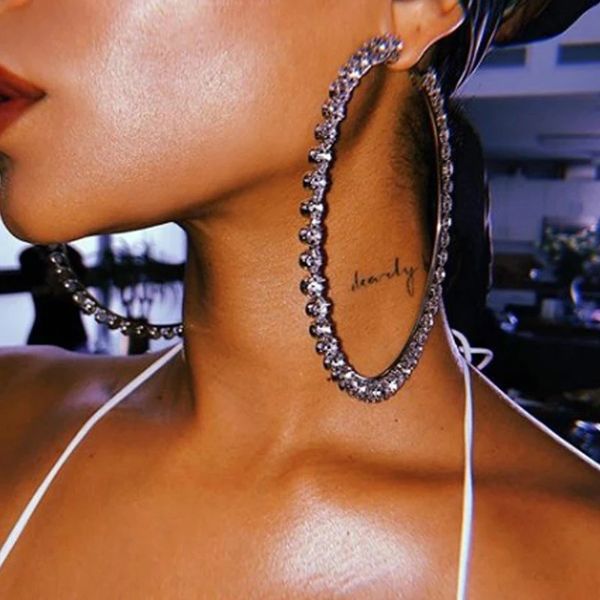 chandelier big crystal hoop earrings gold silver plated exaggerated circle stud earrings for women girl gift
chandelier big crystal hoop earrings gold silver plated exaggerated circle stud earrings for women girl gift