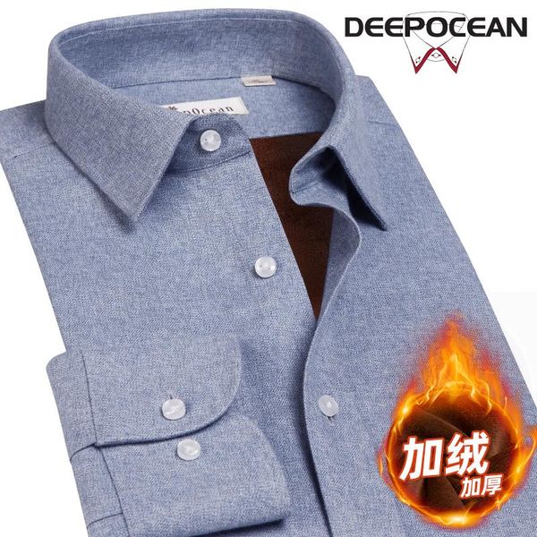 men's casual shirts deepocean fashion shirt warm cotton flannel plus velvet thick long-sleeved business ddx05506l, White;black
men's casual shirts deepocean fashion shirt warm cotton flannel plus velvet thick long-sleeved business ddx05506l, White;black
