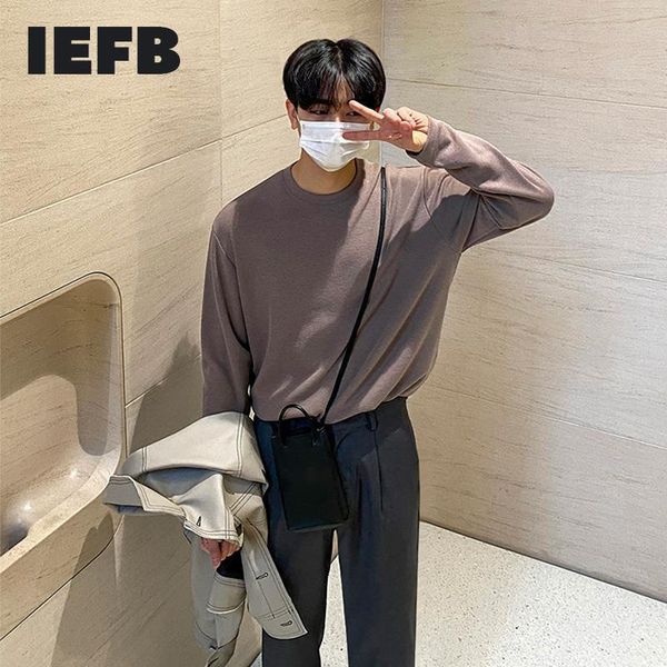 men's t-shirts iefb 2021 spring pure cotton t-shirt korean fashion long sleeve solid color pullover tee loose black causal 9y6349, White;black
men's t-shirts iefb 2021 spring pure cotton t-shirt korean fashion long sleeve solid color pullover tee loose black causal 9y6349, White;black
