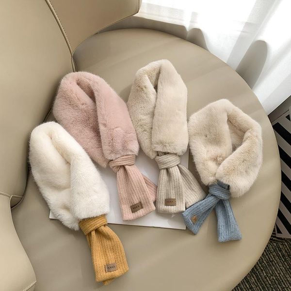 scarves korean soft plush children knitted wool scarf autumn and winter girls boys warm patchwork outdoor keep, Blue;gray
scarves korean soft plush children knitted wool scarf autumn and winter girls boys warm patchwork outdoor keep, Blue;gray