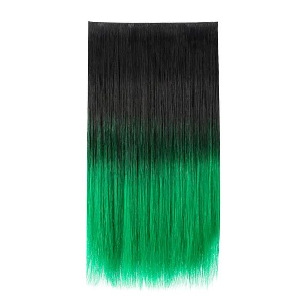 synthetic wigs eauty 22" rainbow 5 clip in hair for women straight pink purple ombre human, Black
synthetic wigs eauty 22" rainbow 5 clip in hair for women straight pink purple ombre human, Black