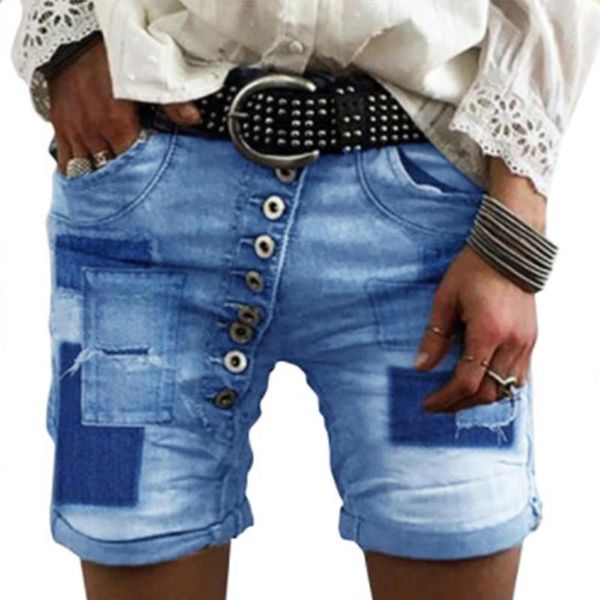 women's jeans high streer ripped shorts summer women denim short patchwork half stretchy skinny casual pants, Blue
women's jeans high streer ripped shorts summer women denim short patchwork half stretchy skinny casual pants, Blue