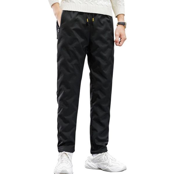 men's pants down men wear winter slim outdoor warm youth thick white duckling trend cotton, Black
men's pants down men wear winter slim outdoor warm youth thick white duckling trend cotton, Black