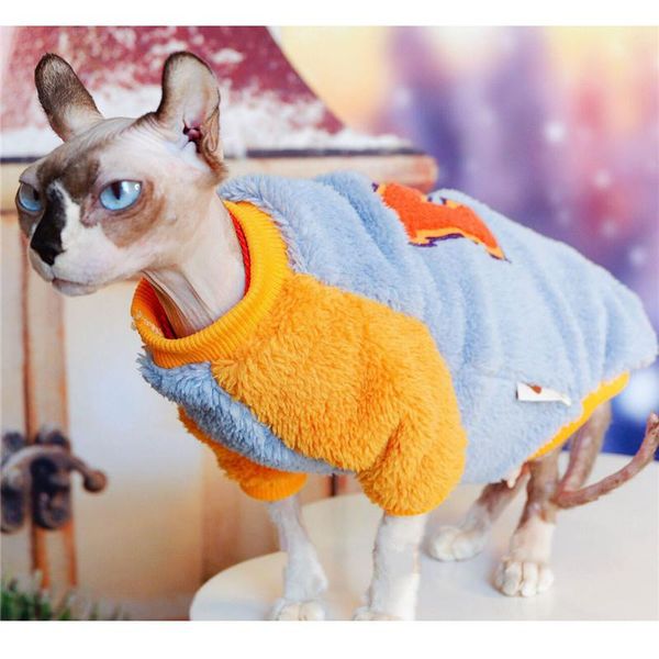 double-sided lamb velvet super soft warm winter dresses for cats clothes thick sphynx cat sweater hairless outfit costumes
double-sided lamb velvet super soft warm winter dresses for cats clothes thick sphynx cat sweater hairless outfit costumes