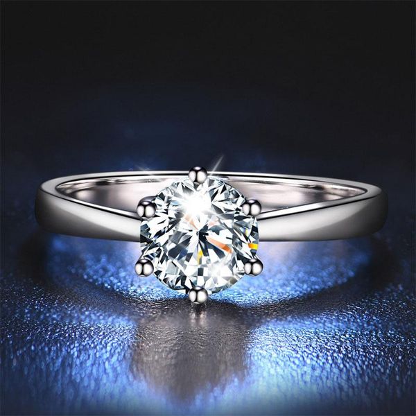 cluster rings solitaire claw 0.6ct lab diamond ring real 925 sterling silver engagement wedding band for women bridal party jewelry gift, Golden;silver
cluster rings solitaire claw 0.6ct lab diamond ring real 925 sterling silver engagement wedding band for women bridal party jewelry gift, Golden;silver
