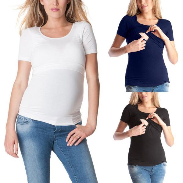 maternity & tees women t-shirt pregnancy clothes summer short sleeve pregnant t-shirts, White
maternity & tees women t-shirt pregnancy clothes summer short sleeve pregnant t-shirts, White