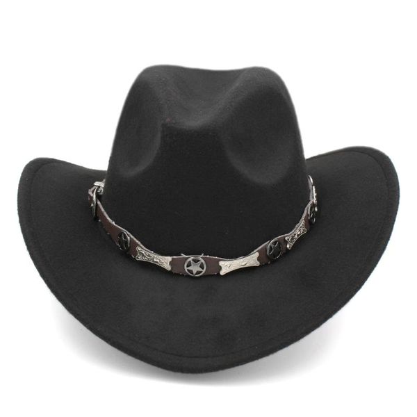 cloches mistdawn retro women men western cowboy hat equestrian cowgirl cap stiff wide brim w/ star leather band size 56-58cm, Blue;gray
cloches mistdawn retro women men western cowboy hat equestrian cowgirl cap stiff wide brim w/ star leather band size 56-58cm, Blue;gray