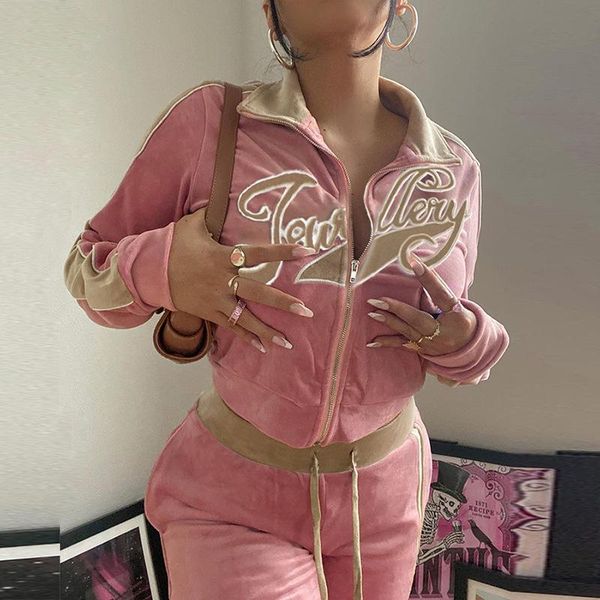 women's tracksuits sisterlinda tracksuit letter velvet y2k sweatshirt+straight pants two piece matching suits women casual activitywea, Gray
women's tracksuits sisterlinda tracksuit letter velvet y2k sweatshirt+straight pants two piece matching suits women casual activitywea, Gray