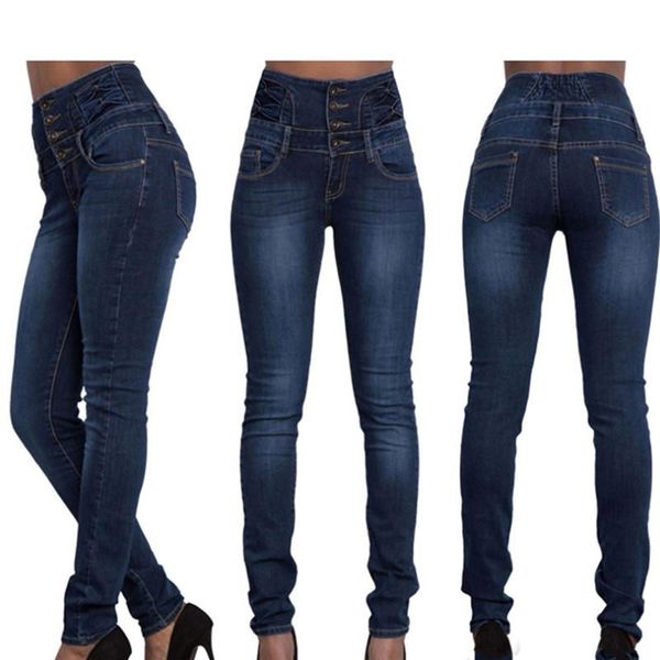 arrival wholesale woman denim pencil pants brand stretch jeans high waist women women's, Blue
arrival wholesale woman denim pencil pants brand stretch jeans high waist women women's, Blue