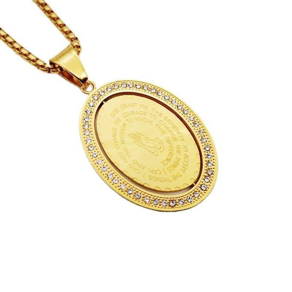 pendant necklaces bling rhinestones christian rotation oval nekclace religious bible necklace women men jewelry, Silver
pendant necklaces bling rhinestones christian rotation oval nekclace religious bible necklace women men jewelry, Silver