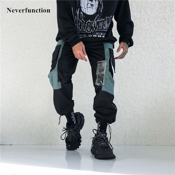 pant men harajuku style multi-pocket patchwork joggers casual fashion streetwear man elastic waist trousers, Black
pant men harajuku style multi-pocket patchwork joggers casual fashion streetwear man elastic waist trousers, Black