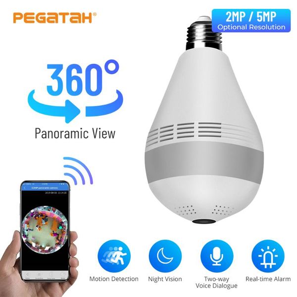 cameras 2/5mp wifi panorama camera 360 led light 1080p wireless panoramic home security cctv video fisheye bulb lamp ip
cameras 2/5mp wifi panorama camera 360 led light 1080p wireless panoramic home security cctv video fisheye bulb lamp ip