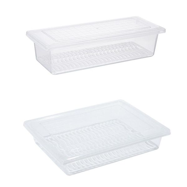 storage bottles & jars transparent plastic box fresh-keeping clear fruit egg fish container refrigerator partition organizer pp
storage bottles & jars transparent plastic box fresh-keeping clear fruit egg fish container refrigerator partition organizer pp
