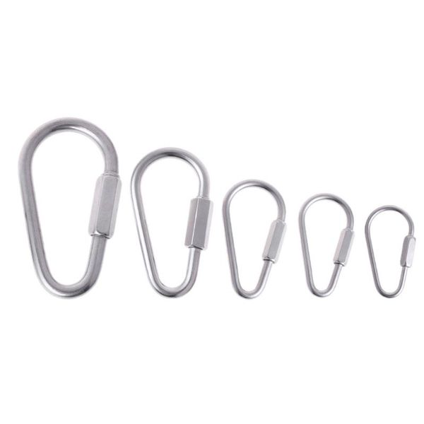 stainless steel carabiner with lock quick hang hook chain connecting buckle 'zt cords, slings and webbing
stainless steel carabiner with lock quick hang hook chain connecting buckle 'zt cords, slings and webbing