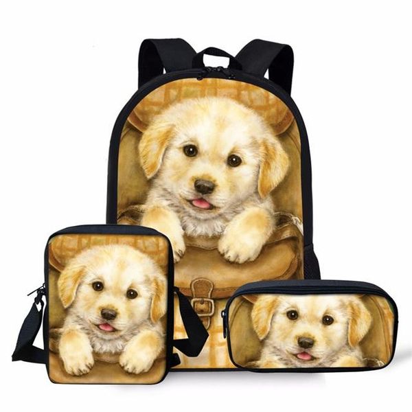 school bags crossbody bag student 3pcs set mochila backpack golden retriever cute animal dog print girl boy orthopedic schoolbag
school bags crossbody bag student 3pcs set mochila backpack golden retriever cute animal dog print girl boy orthopedic schoolbag