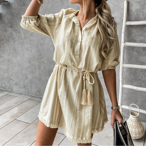 women's blouses & shirts elegant office women blouse dress fashion tasseled drawstring printed high waist casual long blusas muje, White
women's blouses & shirts elegant office women blouse dress fashion tasseled drawstring printed high waist casual long blusas muje, White