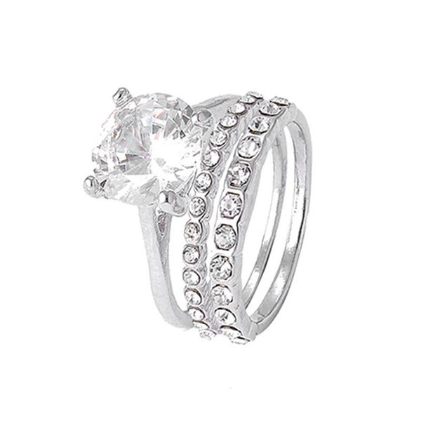 wedding rings luxury classical silver colour white crystal 3pcs/set ring for women jewelry engagement gift, Slivery;golden
wedding rings luxury classical silver colour white crystal 3pcs/set ring for women jewelry engagement gift, Slivery;golden