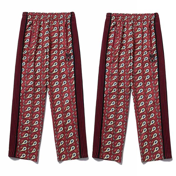 2021 needles sweatpants women men full print pants embroidery ribbon needles trousers, Blue
2021 needles sweatpants women men full print pants embroidery ribbon needles trousers, Blue