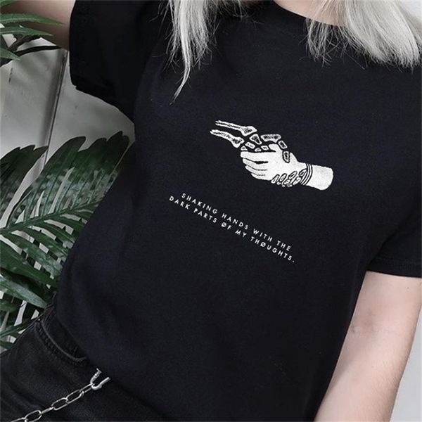 shaking hands with skeleton hand graphic tee gothic style dark cool grunge tumblr funny aesthetics black t-shirt 210512, White
shaking hands with skeleton hand graphic tee gothic style dark cool grunge tumblr funny aesthetics black t-shirt 210512, White