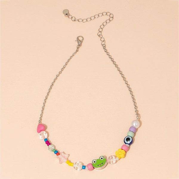 chains cute frog pendant chain necklace 2021 fashion love stars acrylic for women girl clavicle birthday jewelry gifts, Silver
chains cute frog pendant chain necklace 2021 fashion love stars acrylic for women girl clavicle birthday jewelry gifts, Silver