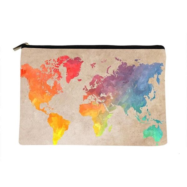 cosmetic bags & cases women maps printed make up bag fashion cosmetics organizer for travel colorful storage lady
cosmetic bags & cases women maps printed make up bag fashion cosmetics organizer for travel colorful storage lady