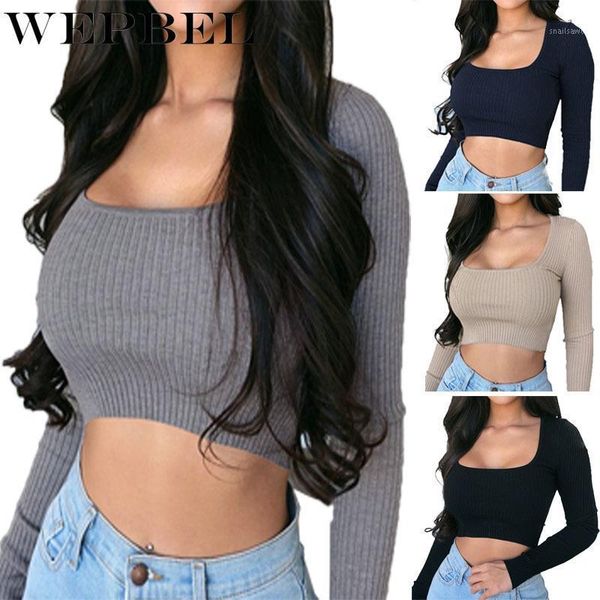 women's t-shirt mandylandy women skinny stretch knitted crop bottoming lady elegant long sleeve o neck slim fit short shirt, White
women's t-shirt mandylandy women skinny stretch knitted crop bottoming lady elegant long sleeve o neck slim fit short shirt, White