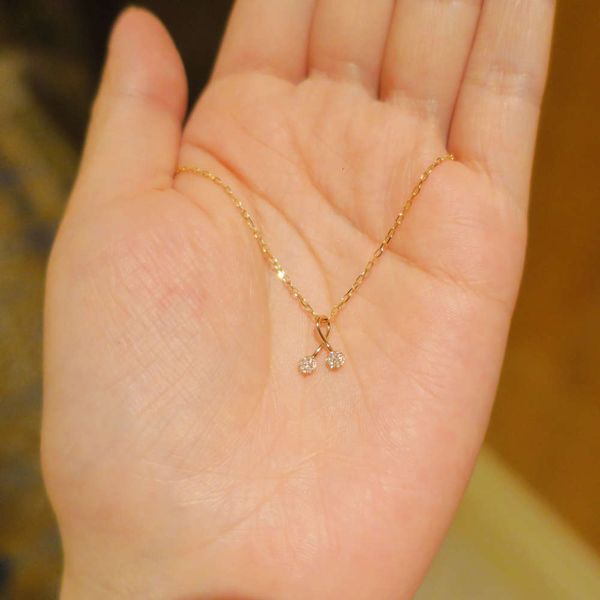 cherry 925 mini sterling silver plated 14k gold pendant necklace neck chain and clavicle
cherry 925 mini sterling silver plated 14k gold pendant necklace neck chain and clavicle