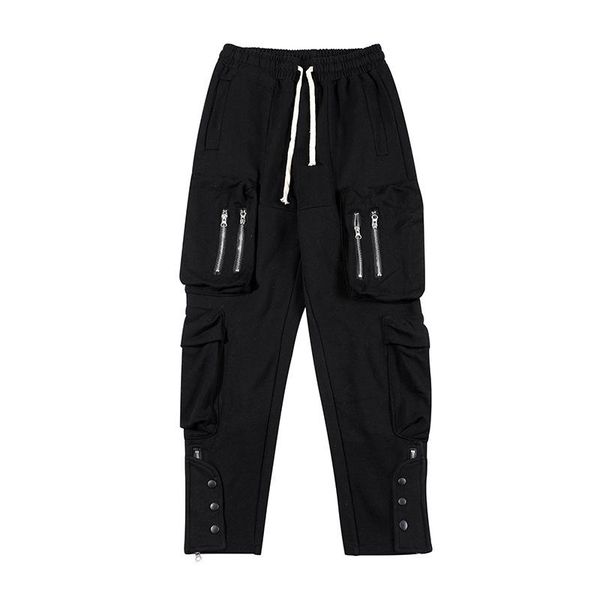 men women high street hip hop multi-pocket loose casual cargo pant streetwear male jogger sweatpants harem trousers couple men's pants, Black
men women high street hip hop multi-pocket loose casual cargo pant streetwear male jogger sweatpants harem trousers couple men's pants, Black