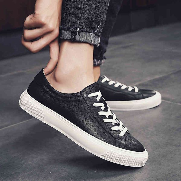 dress shoes 2021 fashion spring autumn white genuine leather men breathable comfy lace-up casual flat male off sneakers rw2u, Black
dress shoes 2021 fashion spring autumn white genuine leather men breathable comfy lace-up casual flat male off sneakers rw2u, Black