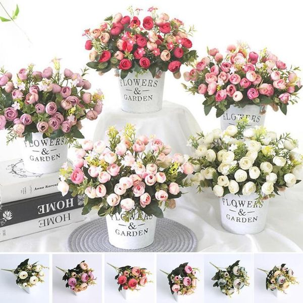 heads fake artificial silk tea rose flowers 6 bouquet flower small wedding party home decoration y6s6 decorative & wreaths
heads fake artificial silk tea rose flowers 6 bouquet flower small wedding party home decoration y6s6 decorative & wreaths