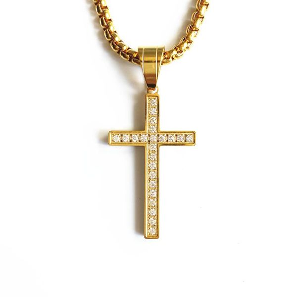 hip hop women men cross chain stainless steel minimalist necklaces jewelry jesus pendant gold silver color vintage
hip hop women men cross chain stainless steel minimalist necklaces jewelry jesus pendant gold silver color vintage