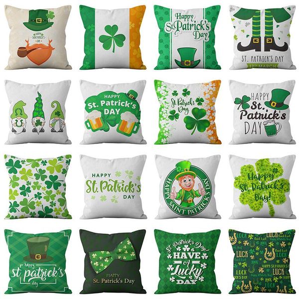 cushion/decorative pillow st. patrick's day clover lattice sofa cushion case bed cover home decor car cute 45*45cm
cushion/decorative pillow st. patrick's day clover lattice sofa cushion case bed cover home decor car cute 45*45cm