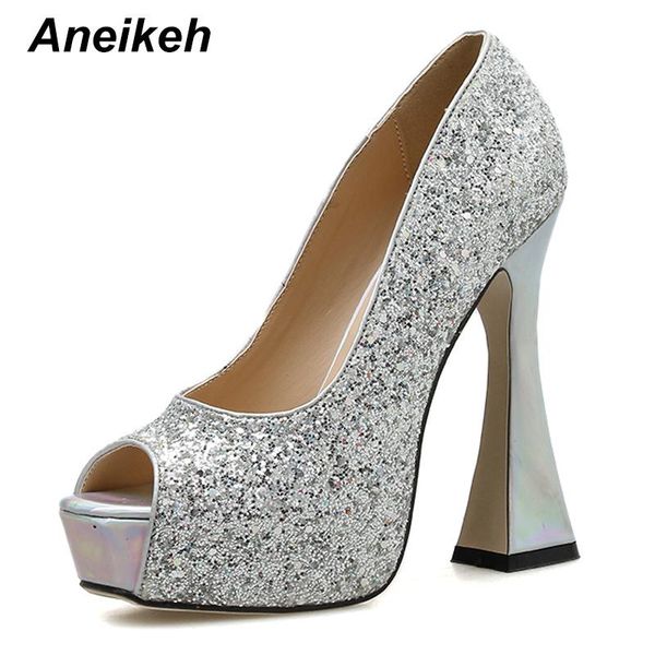 dress shoes aneikeh design 2021 sequined cloth party wedding pumps women slip on open toe spike heels ladies nightclub, Black
dress shoes aneikeh design 2021 sequined cloth party wedding pumps women slip on open toe spike heels ladies nightclub, Black