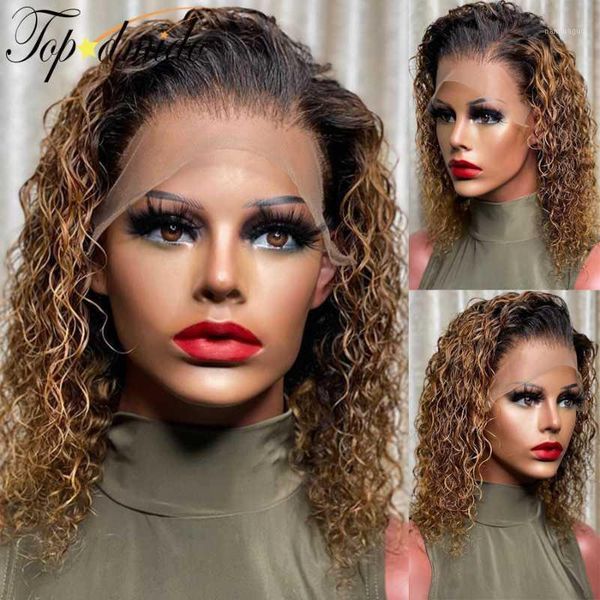 dmido 13x6 honey blonde curly short brazilian hair lace front wigs remy human bob cut 150% density1, Black;brown
dmido 13x6 honey blonde curly short brazilian hair lace front wigs remy human bob cut 150% density1, Black;brown