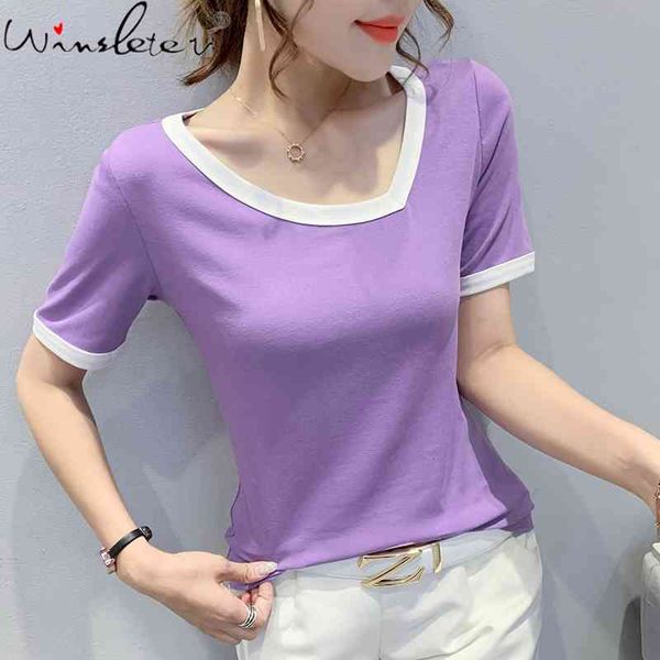 women's t-shirt summer european clothes cotton fashion skew collar bordered women short sleeve bottoming shirt tees t15237a g, White
women's t-shirt summer european clothes cotton fashion skew collar bordered women short sleeve bottoming shirt tees t15237a g, White