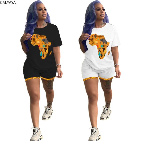 women summer cartoon print short sleeve tee shorts jogger sweatpants suit two piece set sport matching set outfitby air, White
women summer cartoon print short sleeve tee shorts jogger sweatpants suit two piece set sport matching set outfitby air, White