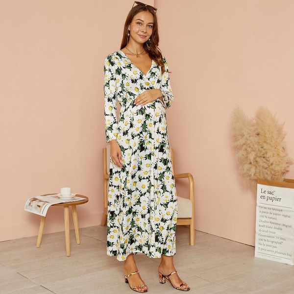 patpat 2021 arrivalmaternity v-neck floral full print midi h long-sleeve nursing dress maternity dresses, White
patpat 2021 arrivalmaternity v-neck floral full print midi h long-sleeve nursing dress maternity dresses, White