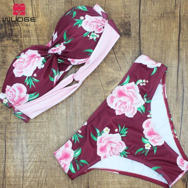 women's swimwear 2021push up bikinis ins red tied retro floral high waist strapless designer brazilian women swimsuit beach bathing, White;black
women's swimwear 2021push up bikinis ins red tied retro floral high waist strapless designer brazilian women swimsuit beach bathing, White;black