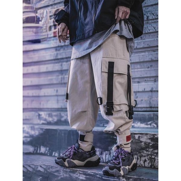 men's pants hip-hop cargo men degree pocket tie-up library sports pant loose straight-leg cotton jogging casual, Black
men's pants hip-hop cargo men degree pocket tie-up library sports pant loose straight-leg cotton jogging casual, Black