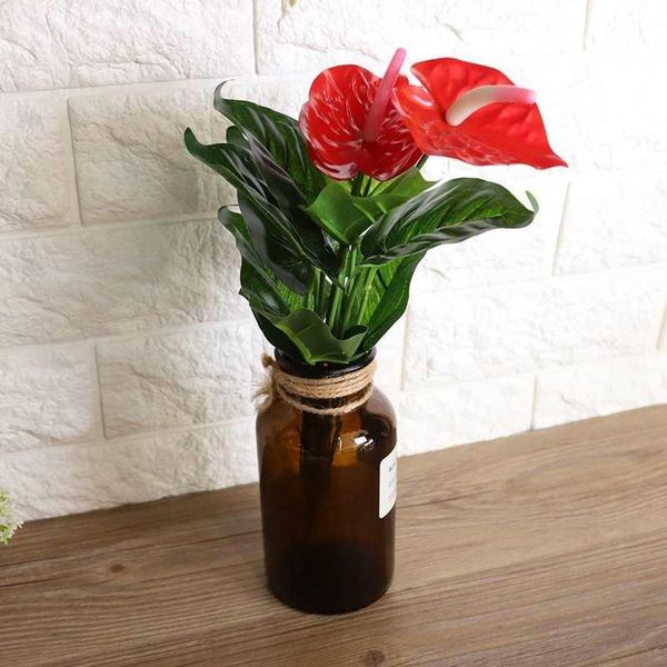 decorative flowers & wreaths 12 heads 3 artificial fowers plastic plant fake red anthurium bouquet wedding home garden decor
decorative flowers & wreaths 12 heads 3 artificial fowers plastic plant fake red anthurium bouquet wedding home garden decor