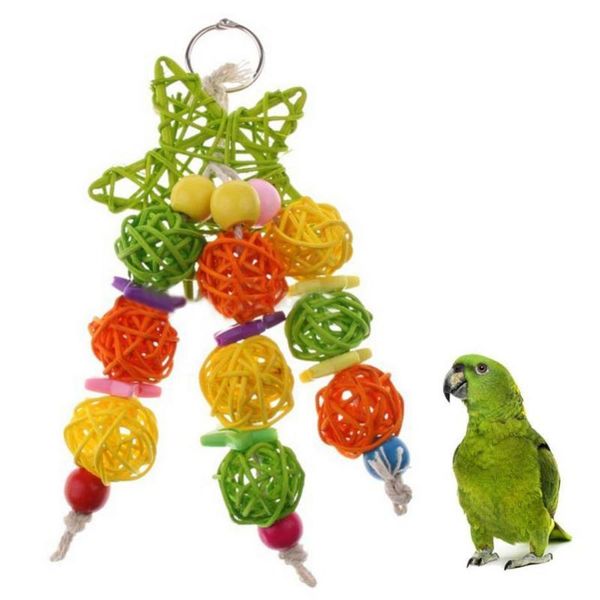other bird supplies small and exquisite wood stars rattan balls string pet hanging chewing tree-like weaving crafts parrot toy birdcage deco
other bird supplies small and exquisite wood stars rattan balls string pet hanging chewing tree-like weaving crafts parrot toy birdcage deco