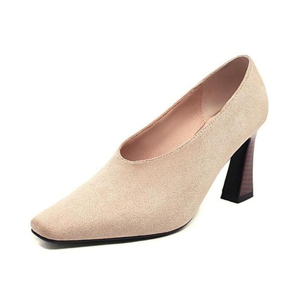 temperament deep mouth high heels women pumps 2021 style thick heel black suede frosted single shoes zapatillas mujer dress
temperament deep mouth high heels women pumps 2021 style thick heel black suede frosted single shoes zapatillas mujer dress