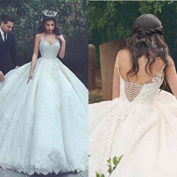 new design princess lace glitter wedding dresses ball gown with lace up vintage bridal wedding gowns vestido de noiva casamento, White
new design princess lace glitter wedding dresses ball gown with lace up vintage bridal wedding gowns vestido de noiva casamento, White