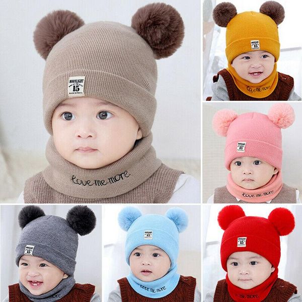 caps & hats 2 pieces baby beanies cap set kid solid color plush ball girls hat and scarf winter warm for boys born, Yellow
caps & hats 2 pieces baby beanies cap set kid solid color plush ball girls hat and scarf winter warm for boys born, Yellow