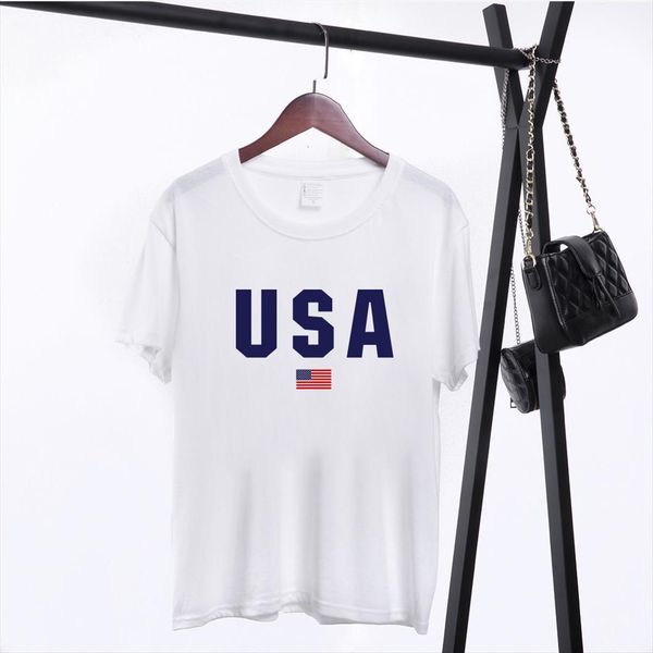 usa national flag printing summer women casual short sleeve ladies for teens vogue clothes femme, White
usa national flag printing summer women casual short sleeve ladies for teens vogue clothes femme, White