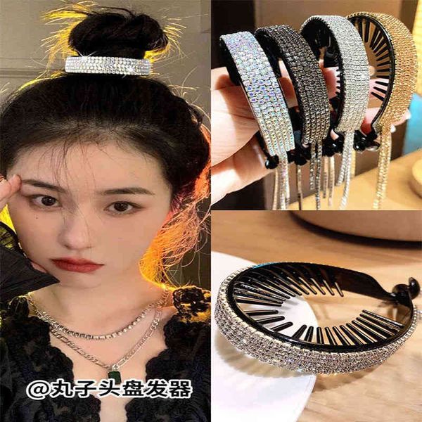 hair accessories korean star same tassel ball head dish artifact female back of grab clip rhinestone horsetail ornament, Golden;white
hair accessories korean star same tassel ball head dish artifact female back of grab clip rhinestone horsetail ornament, Golden;white