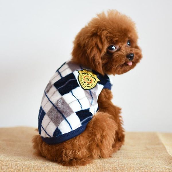 dog apparel british diamond lattice flannel printing casual classic vest pet fall and winter clothes
dog apparel british diamond lattice flannel printing casual classic vest pet fall and winter clothes