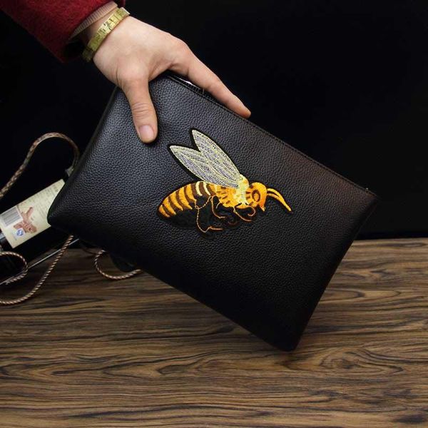 wallets luxury men classic wallet long clutch embroidery handy bag male business leather purse large capacity men's, Red;black
wallets luxury men classic wallet long clutch embroidery handy bag male business leather purse large capacity men's, Red;black