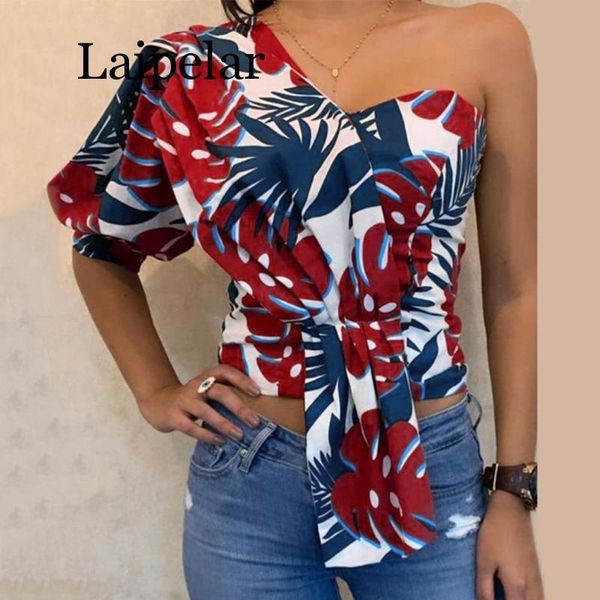 women's blouses & shirts feminine blouse women printed one shoulder half sleeve summer shirt 2021 blusas mujer de moda, White
women's blouses & shirts feminine blouse women printed one shoulder half sleeve summer shirt 2021 blusas mujer de moda, White